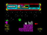 Starquake for ZX Spectrum - The starting location.