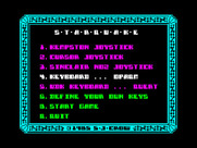 Starquake for ZX Spectrum - The main menu...
