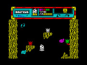 Starquake for ZX Spectrum - Don't touch the spikes, they're deadly!