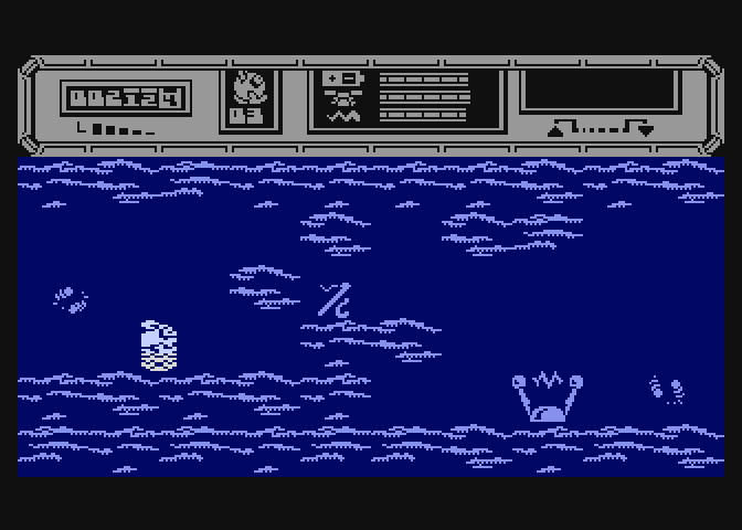 Starquake Atari 8-bit Screenshot: A dead end...