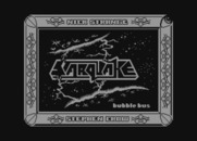 Starquake for Atari 8-bit - Title screen.