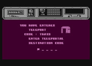 Starquake for Atari 8-bit - Enter the teleporter code...if you have one!