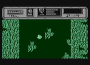 Starquake for Atari 8-bit - Don't fall on to the spikes! They're deadly!