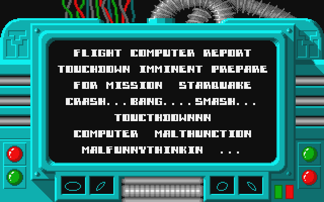 Starquake Atari ST Screenshot: Ready to begin the game?
