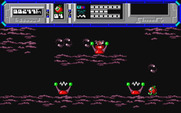Starquake for Atari ST - Don't get zapped by those electric devices...