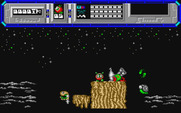 Starquake for Atari ST - The starting location.