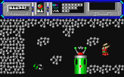 Starquake for Atari ST - Another tricky screen to navigate...