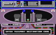 Starquake for Atari ST - You can teleport if you've located a code...