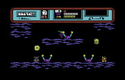 Starquake for Commodore 64 - This section looks tricky to navigate through!
