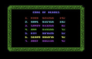 Starquake for Commodore 64 - The high score table.