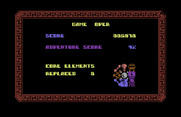 Starquake for Commodore 64 - Game over.