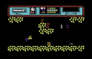 Starquake for Commodore 64 - Blasting opponents...