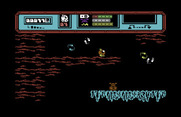 Starquake for Commodore 64 - Found something else! I'm not carrying anything, so I can go pick it up...