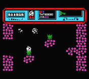 Starquake for MSX - Ouch! I landed on a spike which instantly costs a life...