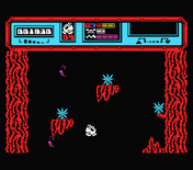 Starquake for MSX - The spikes are dangerous, don't fall on them!