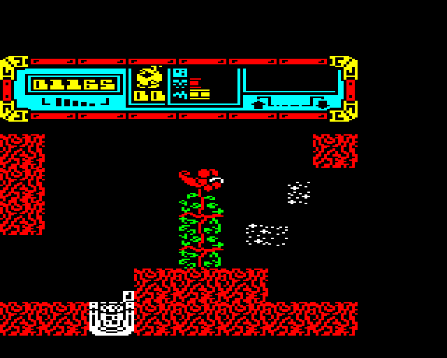 Starquake BBC Micro Screenshot: BLOB was destroyed!