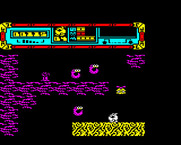 Starquake for BBC Micro - Wandering deeper into the maze-like planet...