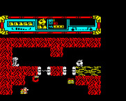 Starquake for BBC Micro - Energy fields appear and disappear in sequence here...