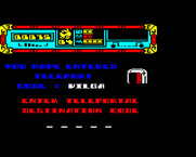Starquake for BBC Micro - You'll need a code to teleport.
