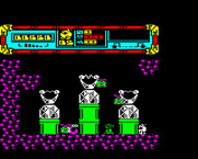 Starquake for BBC Micro - This room looks dangerous!