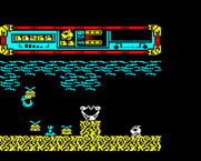 Starquake for BBC Micro - Watch out for the energy fields, they can drain your energy instantly.