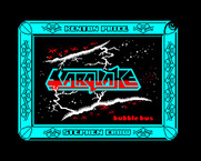 Starquake for BBC Micro - Title screen.