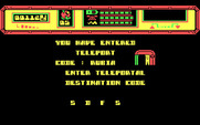 Starquake for IBM PC/Compatibles - Attempting to teleport.