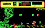 Starquake for IBM PC/Compatibles - A number of opponents block my path...