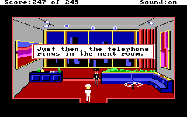 Police Quest: In Pursuit of the Death Angel IBM PC/Compatibles Screenshot: Time for the final showdown...