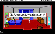 Police Quest: In Pursuit of the Death Angel for IBM PC/Compatibles - In the hotel room...