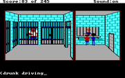 Police Quest: In Pursuit of the Death Angel for IBM PC/Compatibles - Booking a suspect...