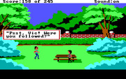 Police Quest: In Pursuit of the Death Angel for IBM PC/Compatibles - Watching some suspect characters...