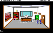 Police Quest: In Pursuit of the Death Angel for IBM PC/Compatibles - A chicken? Someone played a prank on the police chief!