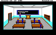 Police Quest: In Pursuit of the Death Angel for IBM PC/Compatibles - Time for the daily briefing!