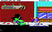Police Quest: In Pursuit of the Death Angel for IBM PC/Compatibles - Arrived at a crash scene.