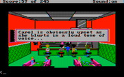 Police Quest: In Pursuit of the Death Angel for IBM PC/Compatibles - Getting some information from Carol.