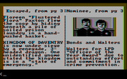 Police Quest: In Pursuit of the Death Angel for IBM PC/Compatibles - Reading a newspaper for clues...