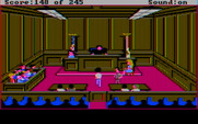 Police Quest: In Pursuit of the Death Angel for IBM PC/Compatibles - Mr. Bonds approaches the bench...