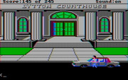 Police Quest: In Pursuit of the Death Angel for IBM PC/Compatibles - Arrived at the courthouse.
