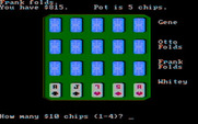 Police Quest: In Pursuit of the Death Angel for IBM PC/Compatibles - Playing poker.