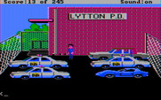 Police Quest: In Pursuit of the Death Angel for IBM PC/Compatibles - The parking lot...which car is mine?