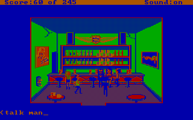 Police Quest: In Pursuit of the Death Angel IBM PC/Compatibles Screenshot: Some unfriendly bikers.