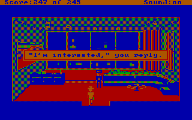 Police Quest: In Pursuit of the Death Angel IBM PC/Compatibles Screenshot: The final showdown.
