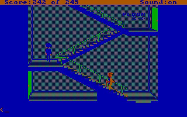 Police Quest: In Pursuit of the Death Angel IBM PC/Compatibles Screenshot: Following The Death Angel...