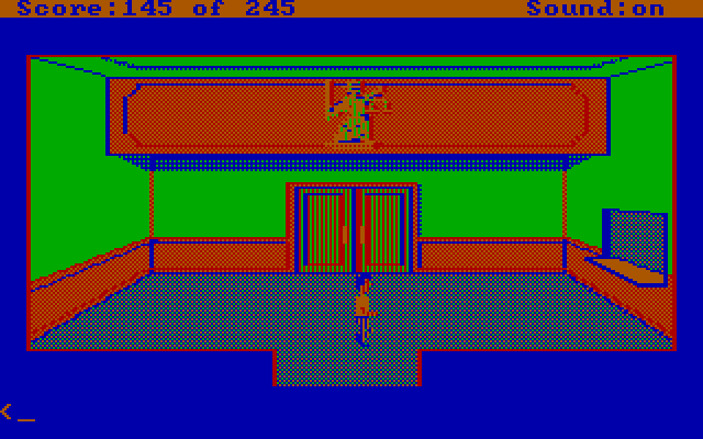 Police Quest: In Pursuit of the Death Angel IBM PC/Compatibles Screenshot: Courthouse lobby.