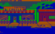 Police Quest: In Pursuit of the Death Angel for IBM PC/Compatibles - Arrived at Carol's Caffeine Castle.