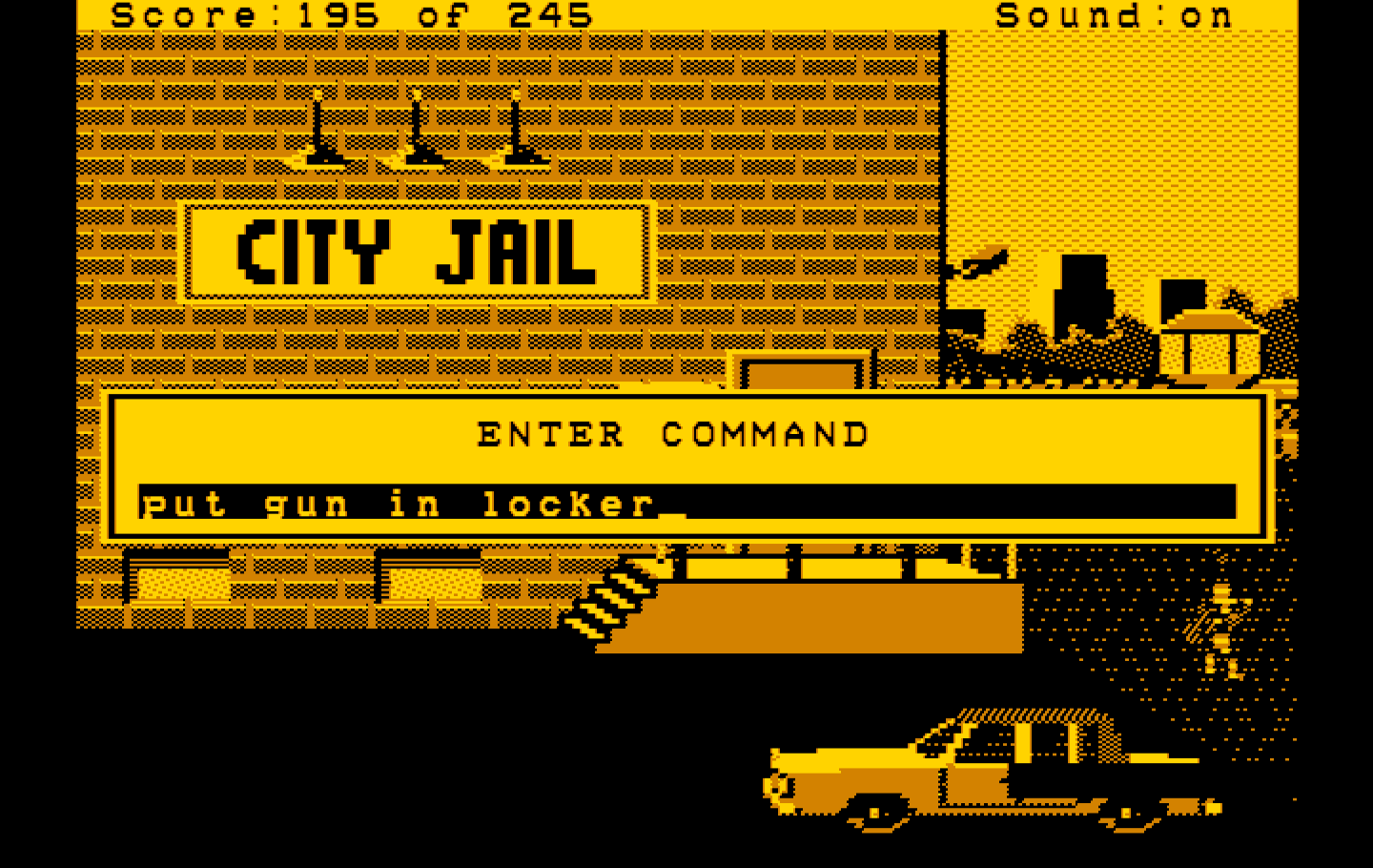 Police Quest: In Pursuit of the Death Angel IBM PC/Compatibles Screenshot: You'll need to follow proper police procedures.
