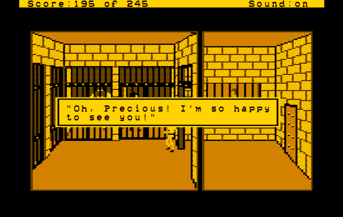 Police Quest: In Pursuit of the Death Angel IBM PC/Compatibles Screenshot: Back at the jail...