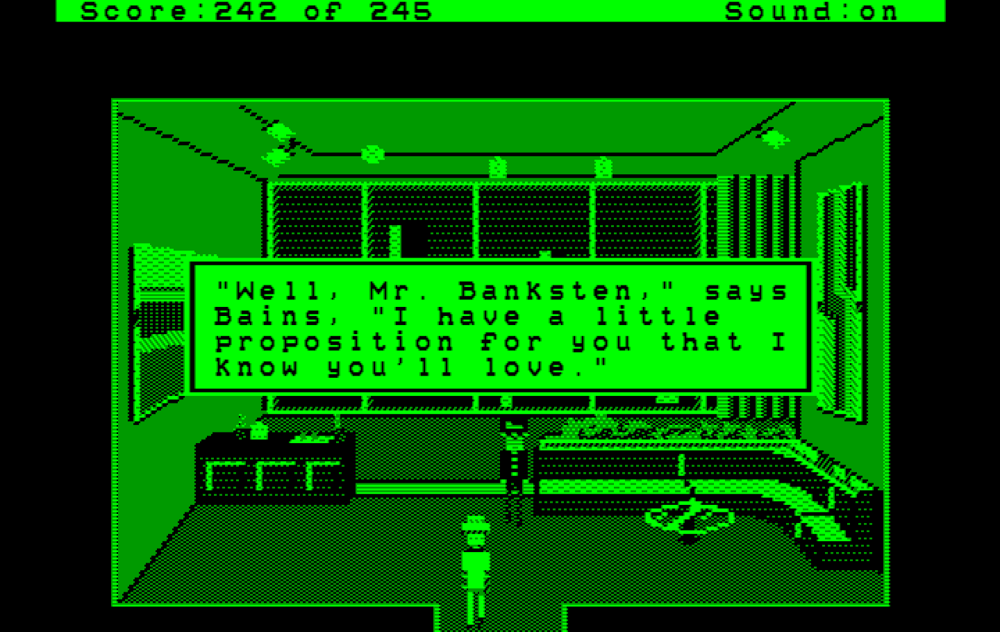 Police Quest: In Pursuit of the Death Angel IBM PC/Compatibles Screenshot: Time for the final showdown!
