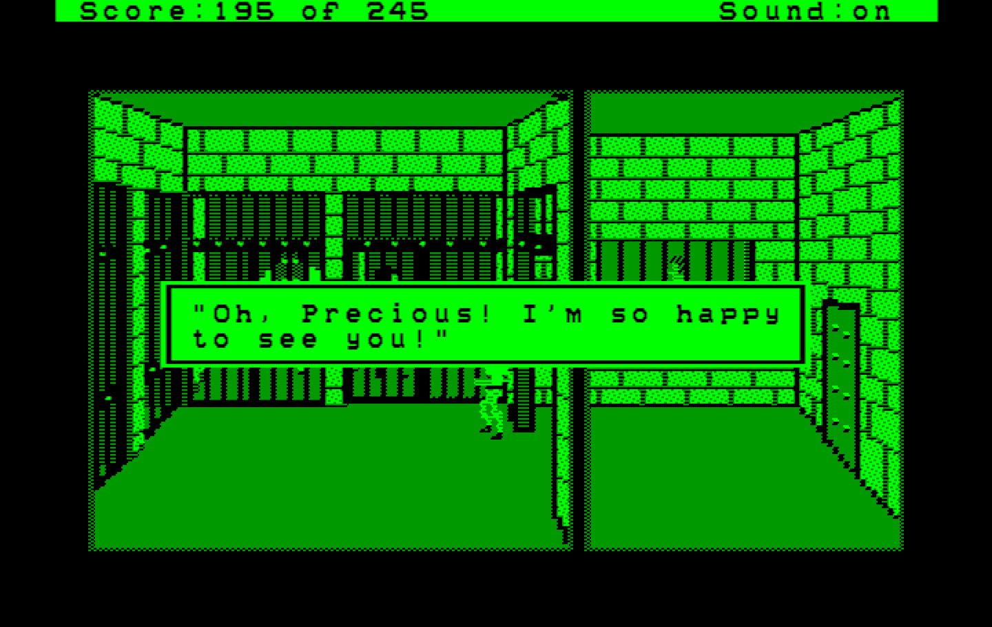 Police Quest: In Pursuit of the Death Angel IBM PC/Compatibles Screenshot: Back at the jail...